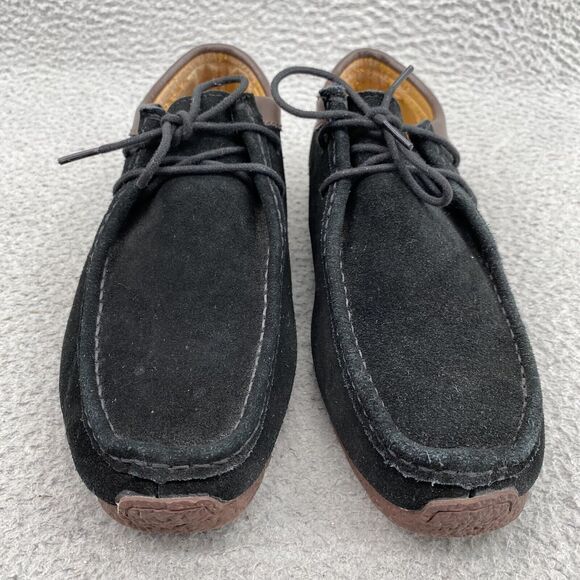Clarks Originals Wallabee Shoes Men\'s 8 Black Suede Low Top Casual Academia Work main image 13